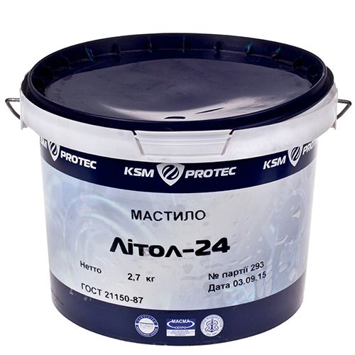 Мастило Літол-24 KSM Protec відро 2,7 кг