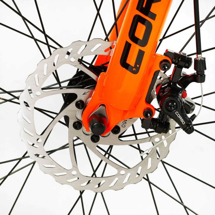 Велосипед Спортивний Corso «SKYLINE» 24" дюймів SL- 24336 (1) рама алюмінієва 11’’, обладнання Shimano 21 швидкість, зібраний на 75