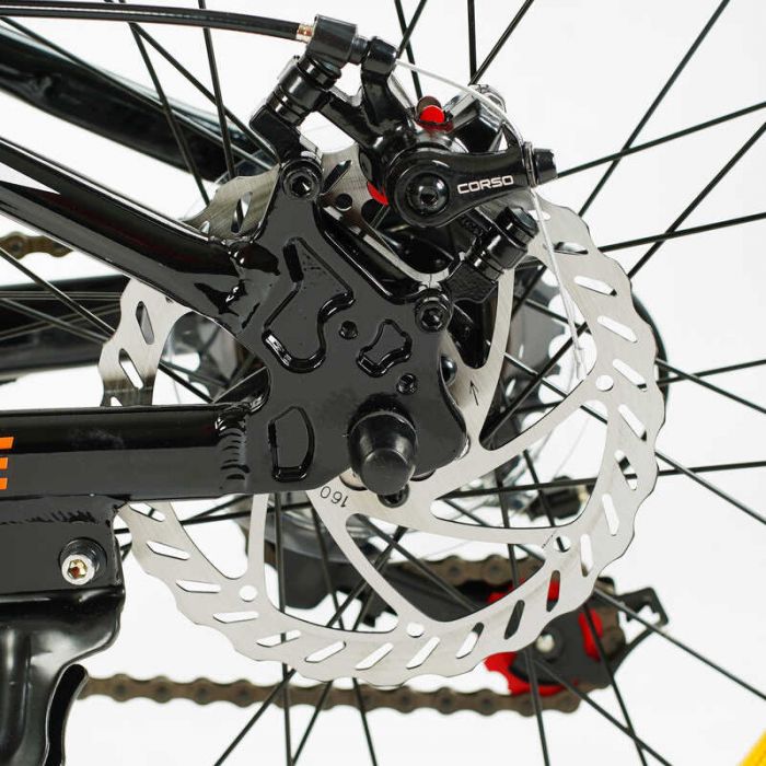 Велосипед Спортивний Corso «SKYLINE» 24" дюймів SL- 24336 (1) рама алюмінієва 11’’, обладнання Shimano 21 швидкість, зібраний на 75