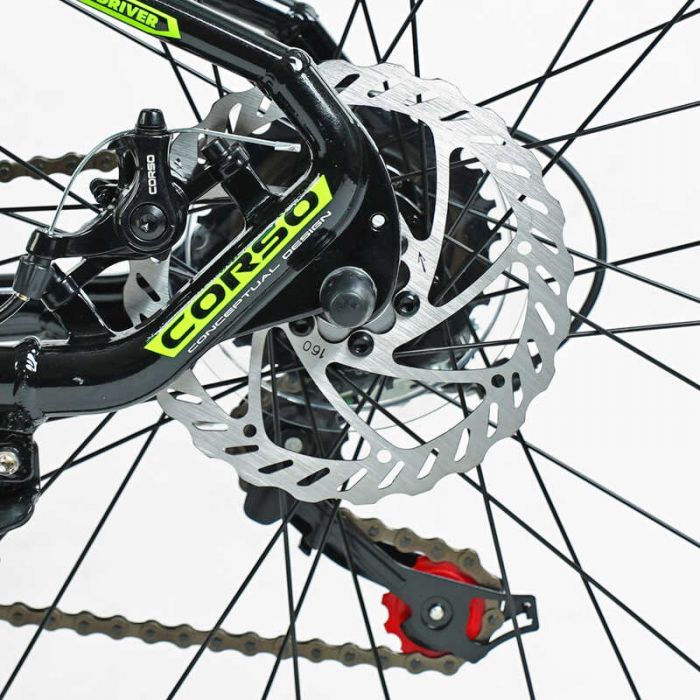 Велосипед Спортивний Corso «BLADE» 26" дюймів BD-26102 (1) рама алюмінієва 13``, обладнання Shimano 21 швидкість, зібран на 75