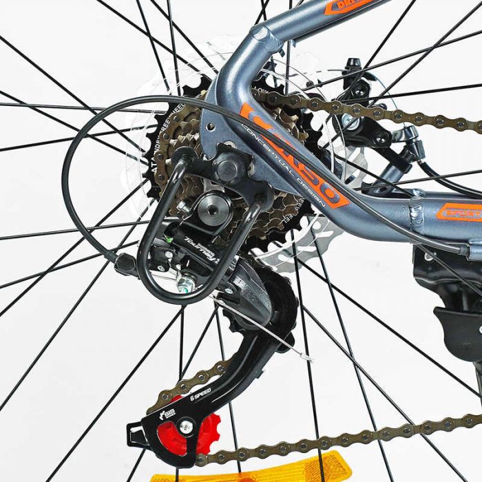 Велосипед Спортивний Corso «BLADE» 26" дюймів BD-26670 (1) рама алюмінієва 13``, обладнання Shimano 21 швидкість, зібран на 75