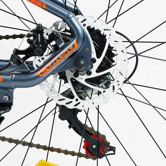 Велосипед Спортивний Corso «BLADE» 26" дюймів BD-26670 (1) рама алюмінієва 13``, обладнання Shimano 21 швидкість, зібран на 75