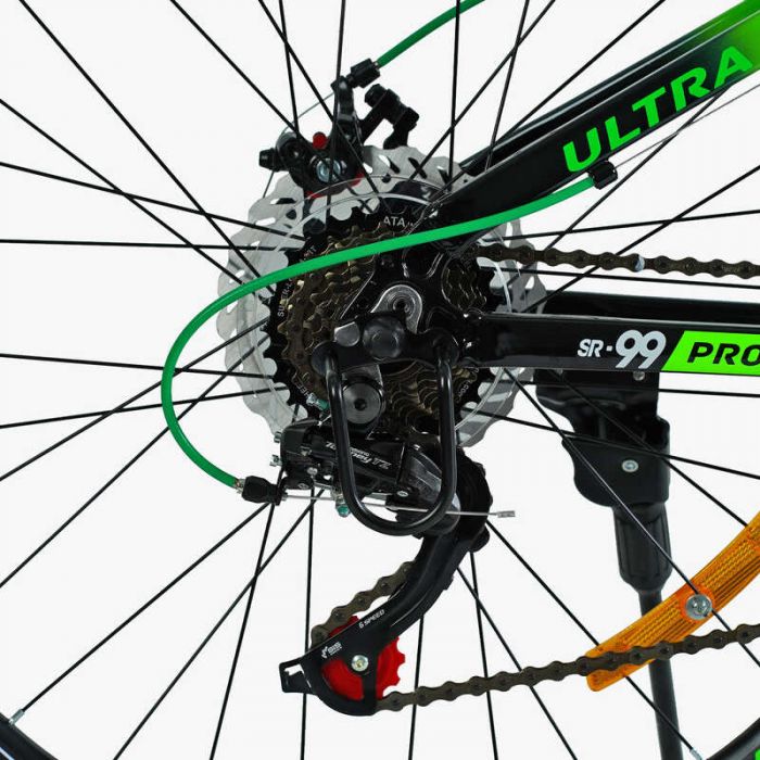 Велосипед Спортивний Corso «ULTRA» 26" дюймів UL-26654 (1) рама алюмінієва 13’’, обладнання Shimano 21 швидкість, зібраний на 75