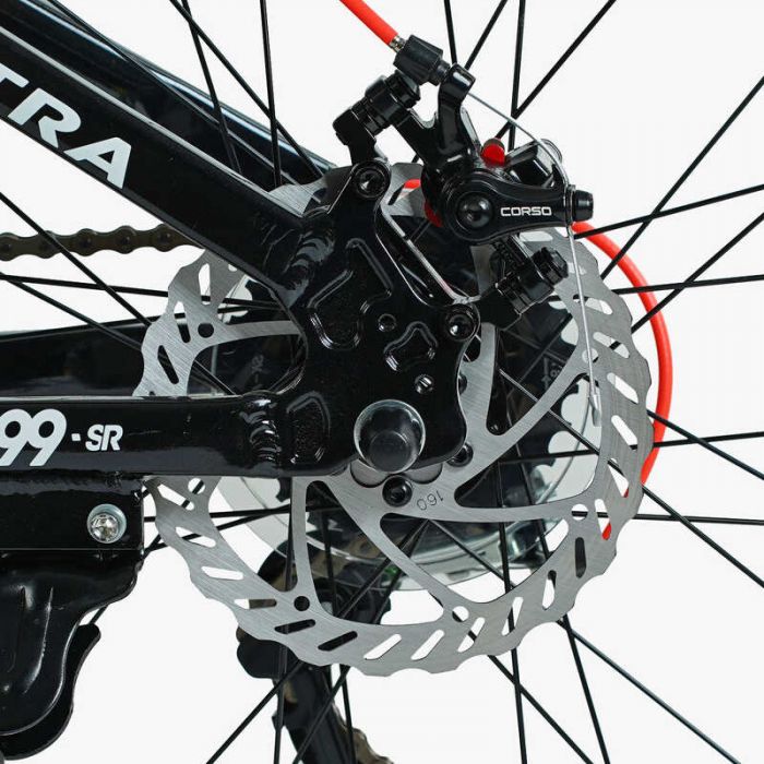 Велосипед Спортивний Corso «ULTRA» 26" дюймів UL-26326 (1) рама алюмінієва 13’’, обладнання Shimano 21 швидкість, зібраний на 75