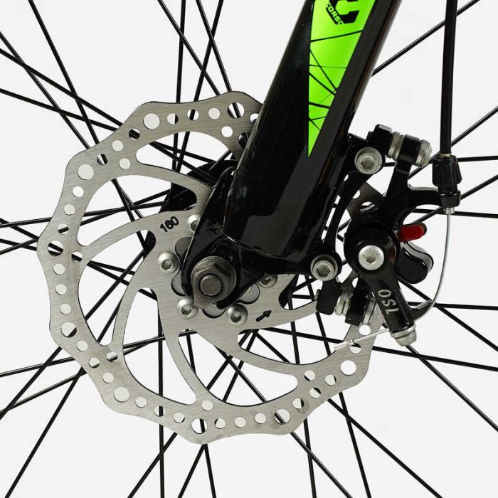 Велосипед Спортивный Corso «OPTIMA» 24" дюйма TM-24114 (1) рама алюминиевая 11'', оборудование Shimano RevoShift 7 скоростей, собранный на 75