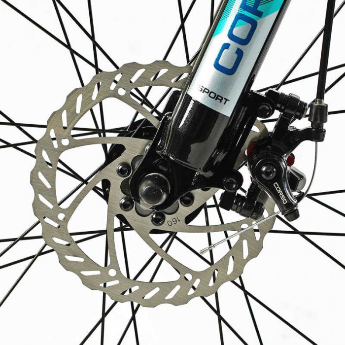 Велосипед Спортивний Corso 27.5`` дюймів «TORNADO» TR-27117 (1) рама сталева 15.5’’, перемикачі Shimano, 21 швидкість, зібраний на 75