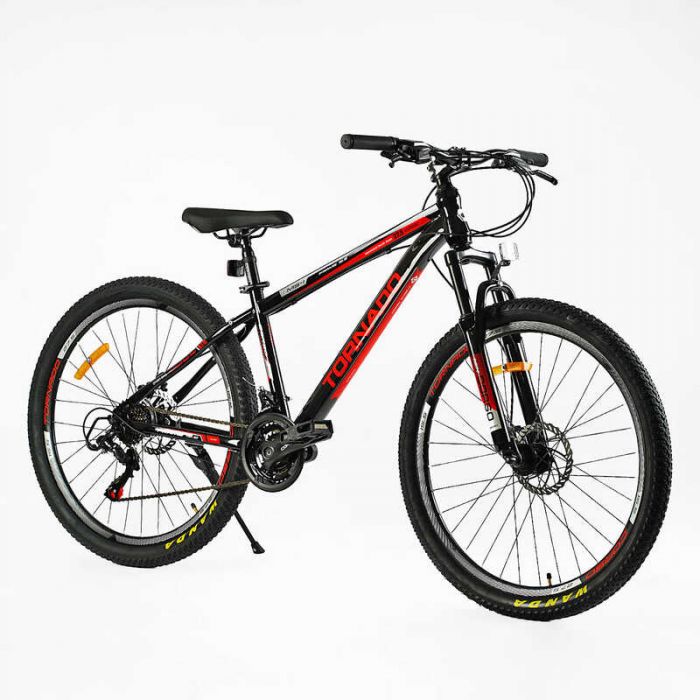 Велосипед Спортивний Corso 27.5`` дюймів «TORNADO» TR-27639 (1) рама сталева 15.5’’, перемикачі Shimano, 21 швидкість, зібраний на 75
