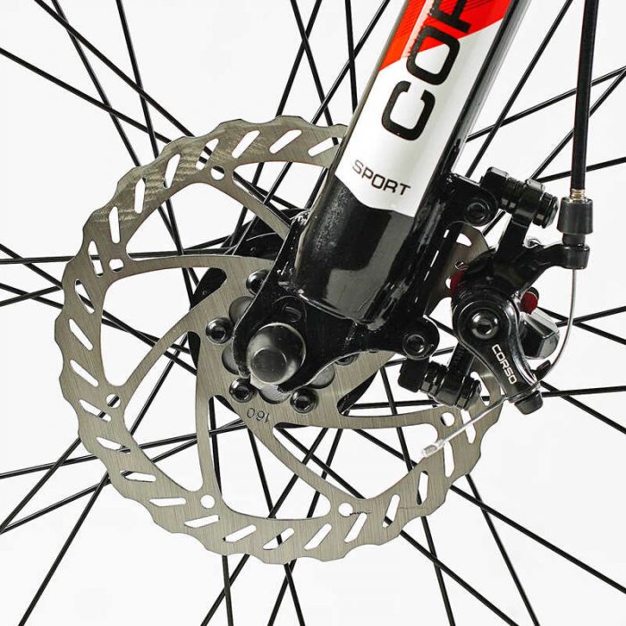 Велосипед Спортивный Corso 27.5'' дюймов «TORNADO» TR-27639 (1) рама стальная 15.5'', переключатели Shimano, 21 скорость, собранный на 75