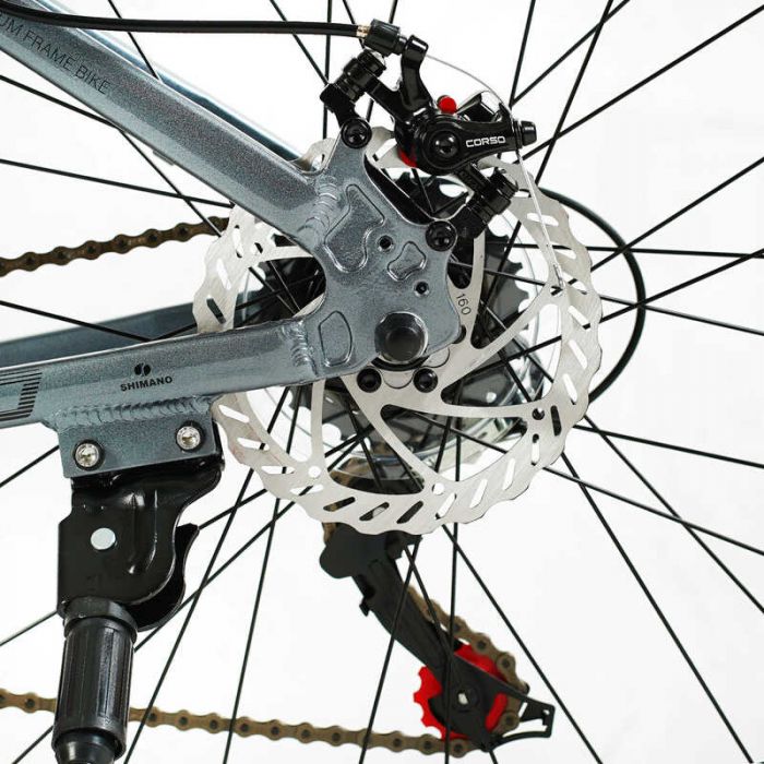 Велосипед Спортивний Corso «Next» 26" дюймів NX-26994 (1) рама алюмінієва 15’’, перемикачі Shimano, 21 швидкість, зібраний на 75