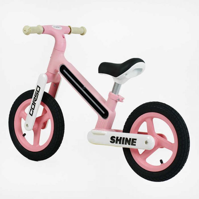 Велобег «Corso Shine» JT-10059 нейлоновая рама со светом, нейлоновая вилка, надувные колеса 12’’, в коробке