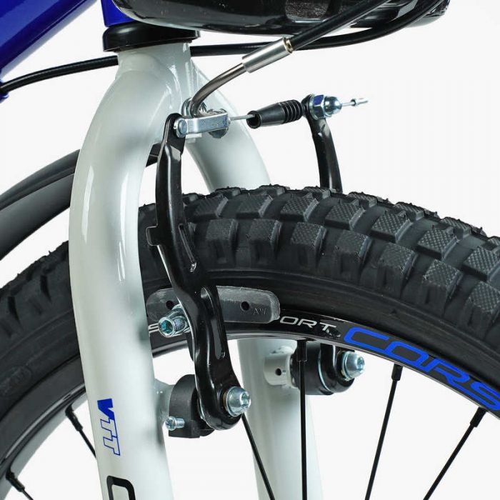 Велосипед 2-х колісний 20" "CORSO" TG-62355 "TAYGER" алюмінієва рама, ручне гальмо, дод. колеса, дзвоник, бутилочка, зібран на 85