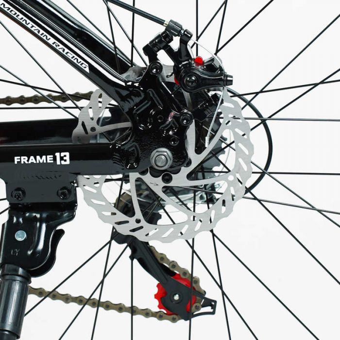Велосипед Спортивний Corso «GTR-3000» 26" дюймів GTR-2936 (1) ГЛЯНЕЦЬ, рама алюмінієва 13``, обладнання Shimano 21 швидкість, зібран на 75