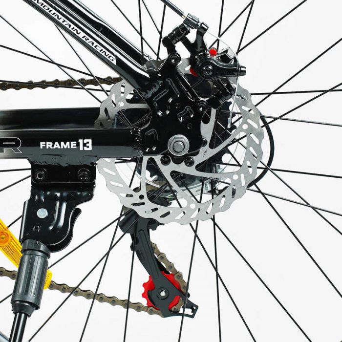 Велосипед Спортивный Corso «GTR-3000» 26" дюймов GTR-1708 (1) ГЛЯНЕЦ, рама алюминиевая 13", оборудование Shimano 21 скорость, собран на