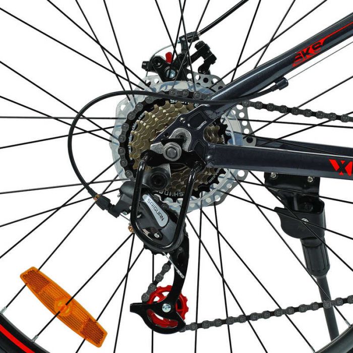 Велосипед Спортивний Corso «PRIMO» 26`` дюймів RM-26607 (1) рама алюмінієва 13``, обладнання SAIGUAN 21 швидкість, зібран на 75