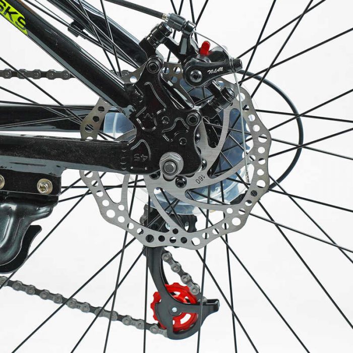 Велосипед Спортивний Corso «PRIMO» 26`` дюймів RM-26115 (1) рама алюмінієва 13``, обладнання SAIGUAN 21 швидкість, зібран на 75