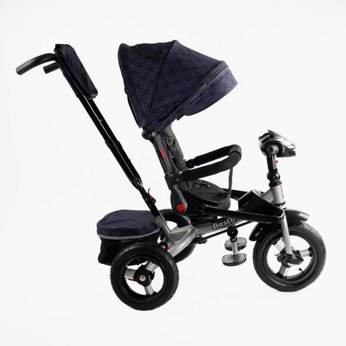 Велосипед 6088 F – 702-15 Best Trike (1) ПОВОРОТНЕ СИДІННЯ, СКЛАДНЕ КЕРМО, ФАРА МУЗИЧНА З USB,Bluetooth НАДУВНІ КОЛЕСА, ПУЛЬТ ВКЛЮЧЕННЯ СВІТЛА І ЗВУКУ