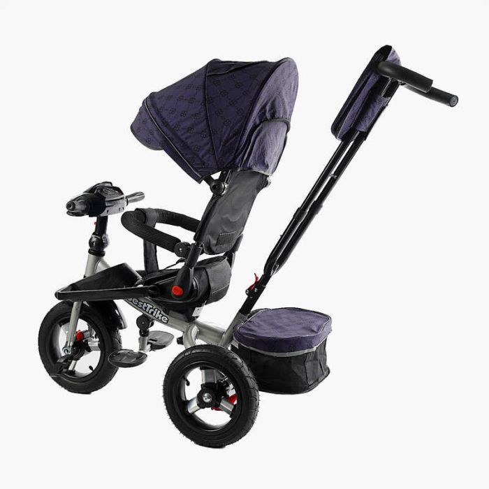 Велосипед 6088 F – 702-15 Best Trike (1) ПОВОРОТНЕ СИДІННЯ, СКЛАДНЕ КЕРМО, ФАРА МУЗИЧНА З USB,Bluetooth НАДУВНІ КОЛЕСА, ПУЛЬТ ВКЛЮЧЕННЯ СВІТЛА І ЗВУКУ