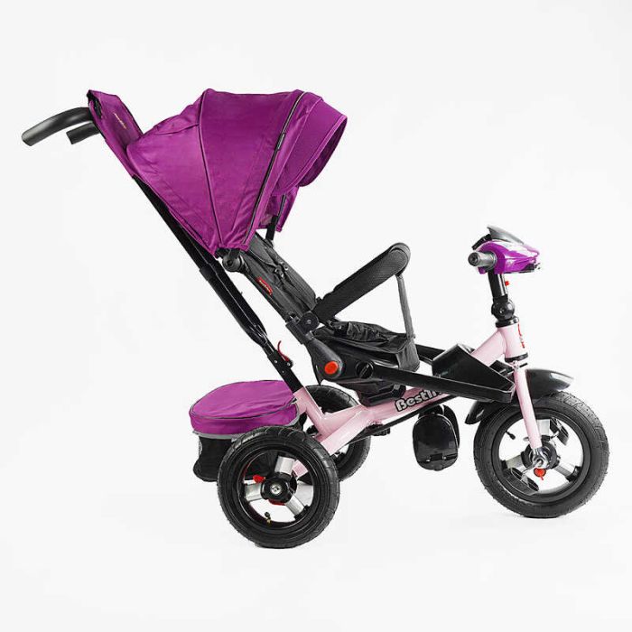 Велосипед 6088 F – 736-07 Best Trike (1) ПОВОРОТНЕ СИДІННЯ, СКЛАДНЕ КЕРМО, ФАРА МУЗИЧНА З USB,Bluetooth НАДУВНІ КОЛЕСА, ПУЛЬТ ВКЛЮЧЕННЯ СВІТЛА І ЗВУКУ