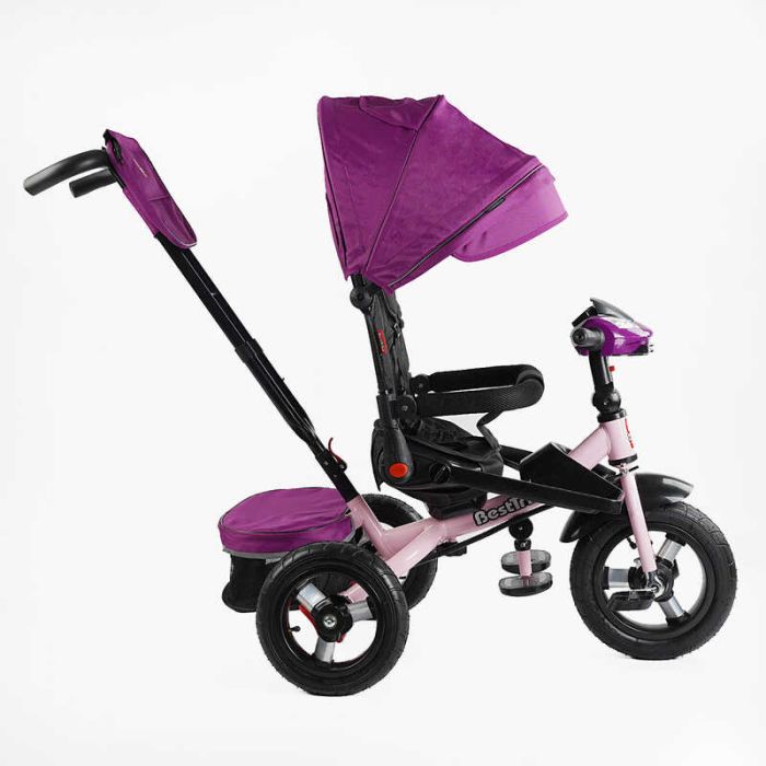 Велосипед 6088 F – 736-07 Best Trike (1) ПОВОРОТНЕ СИДІННЯ, СКЛАДНЕ КЕРМО, ФАРА МУЗИЧНА З USB,Bluetooth НАДУВНІ КОЛЕСА, ПУЛЬТ ВКЛЮЧЕННЯ СВІТЛА І ЗВУКУ