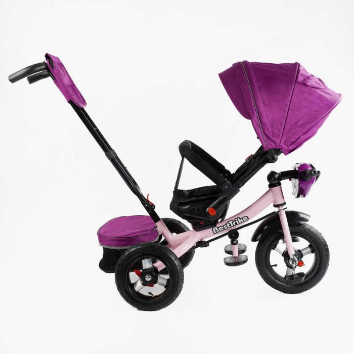 Велосипед 6088 F – 736-07 Best Trike (1) ПОВОРОТНЕ СИДІННЯ, СКЛАДНЕ КЕРМО, ФАРА МУЗИЧНА З USB,Bluetooth НАДУВНІ КОЛЕСА, ПУЛЬТ ВКЛЮЧЕННЯ СВІТЛА І ЗВУКУ