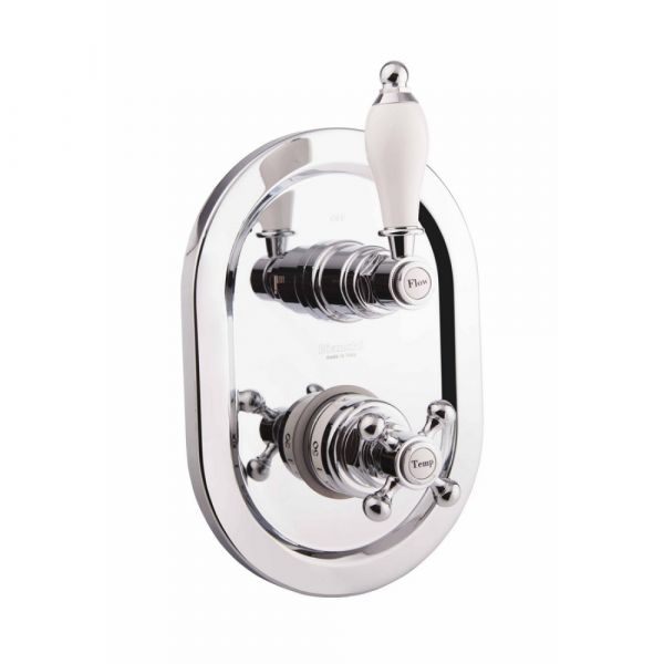 Змішувач термостатичний прихованого монтажу для душу Bianchi Termostatici INDTRM207400CRM для двох споживачів