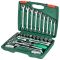 Набор торцевых головок 3/8", 6-22 мм и комбинированных ключей 37 пр.(ТК-37М) HANS