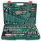 Набор инструмента 158 предметов1/4", 1/2" (TK-158V) HANS