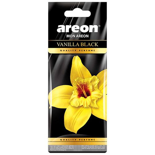 Освіжувач повітря AREON сухий листок "Mon" Vanilla-Black