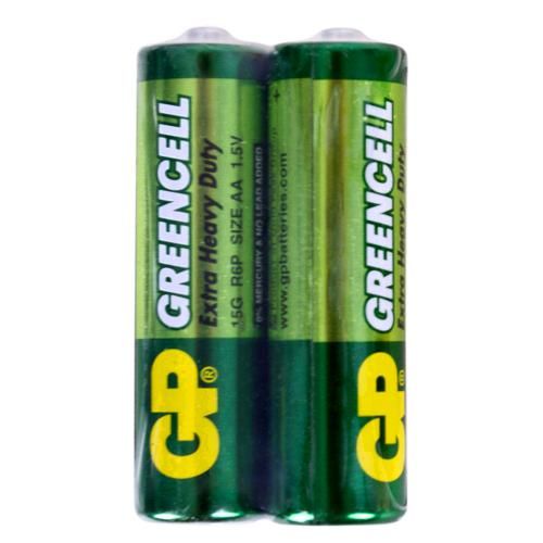 Батарейка GP GREENCELL 1.5V солевая 15G-S2, R6, АА