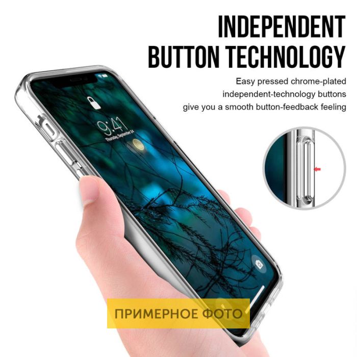 Чохол TPU Space Case transparent для Apple iPhone 16 Pro (6.3")