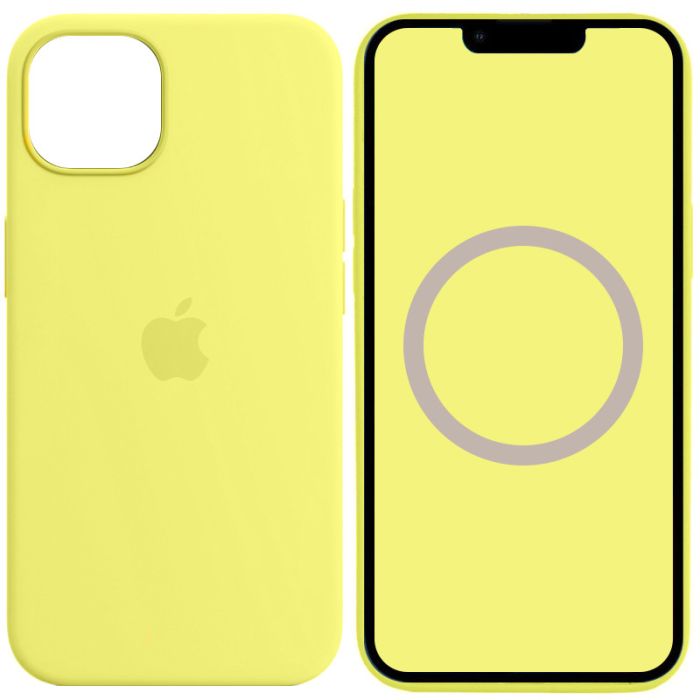 Чохол Silicone case (AAA) full with Magsafe and Animation для Apple iPhone 13 (6.1")