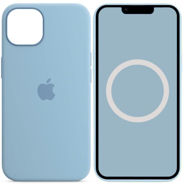 Чохол Silicone case (AAA) full with Magsafe and Animation для Apple iPhone 13 (6.1")