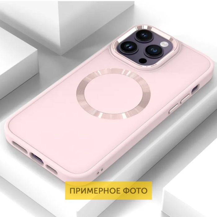 TPU чохол Bonbon Metal Style with MagSafe для Apple iPhone 16 Pro (6.3")