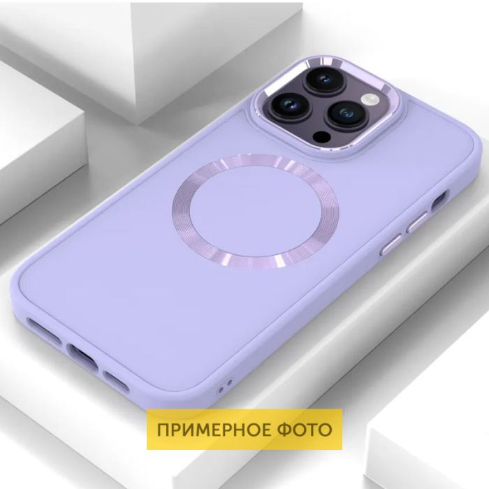 TPU чохол Bonbon Metal Style with MagSafe для Apple iPhone 16 Pro (6.3")