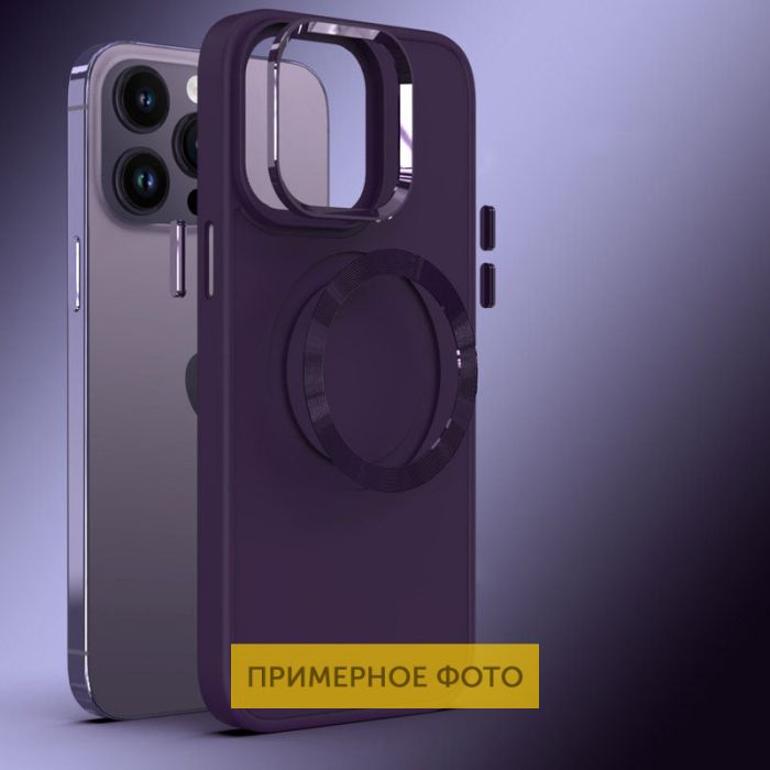 TPU чохол Bonbon Metal Style with MagSafe для Apple iPhone 16 Pro (6.3")