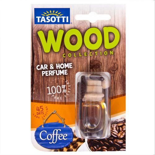 Ароматизатор пробковий на дзеркало Tasotti/серія "Wood" Coffeе 7мл