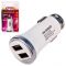 Автомобильное зарядное устройство PULSO C-2411W 2USB (12/24V - 5V 2,4A)