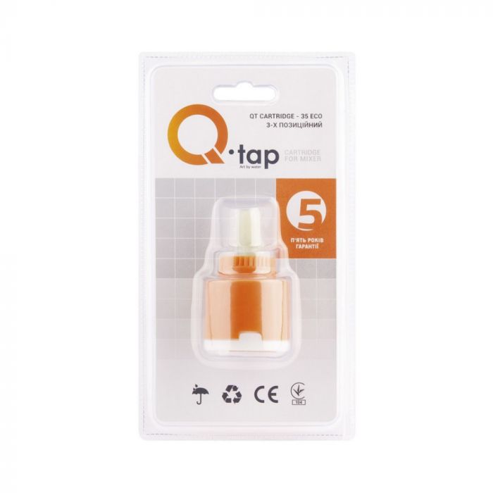 Картридж Qtap 35 ECO із пластиковим штоком