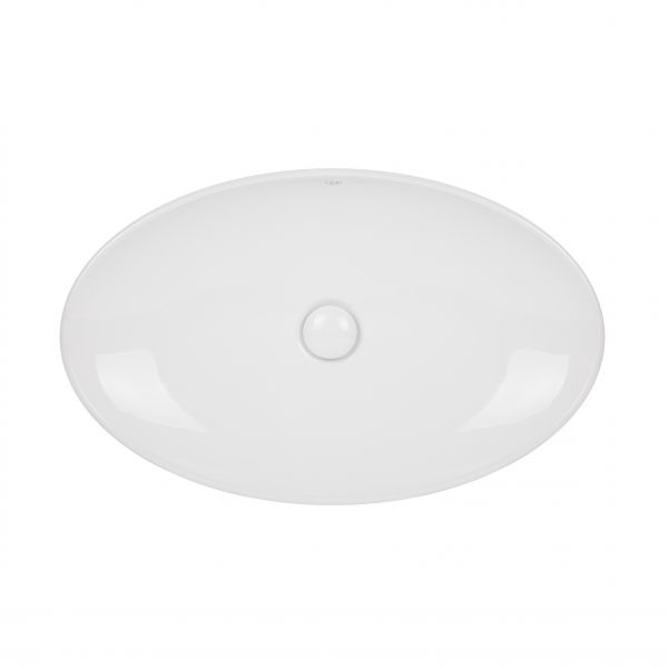 Раковина-чаша Qtap Dove 680х420х120 White з донним клапаном QT0611K160W