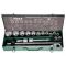 Набор торцевых головок 3/4"DR 19-50мм,12ган., 17 предм (6617-2M 12PT) HANS (6617-2M 12PT)