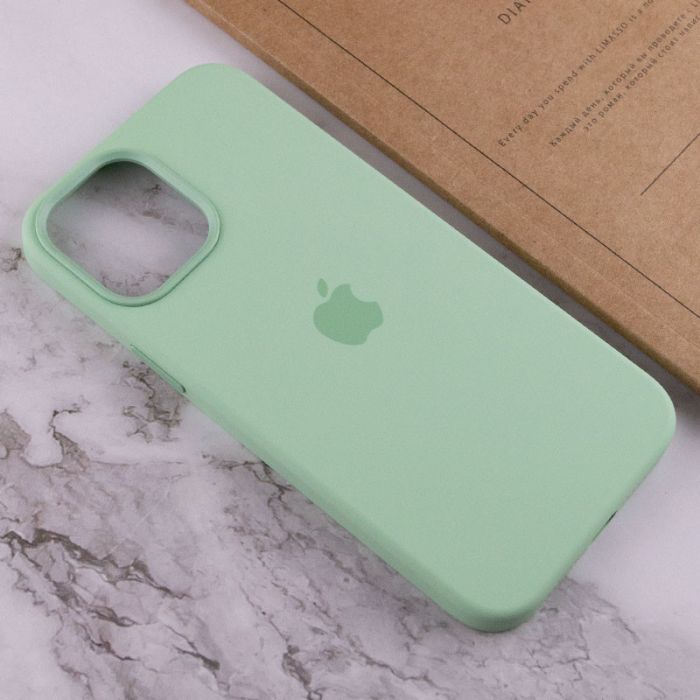 Чохол Silicone case (AAA) full with Magsafe and Animation для Apple iPhone 12 Pro / 12 (6.1")