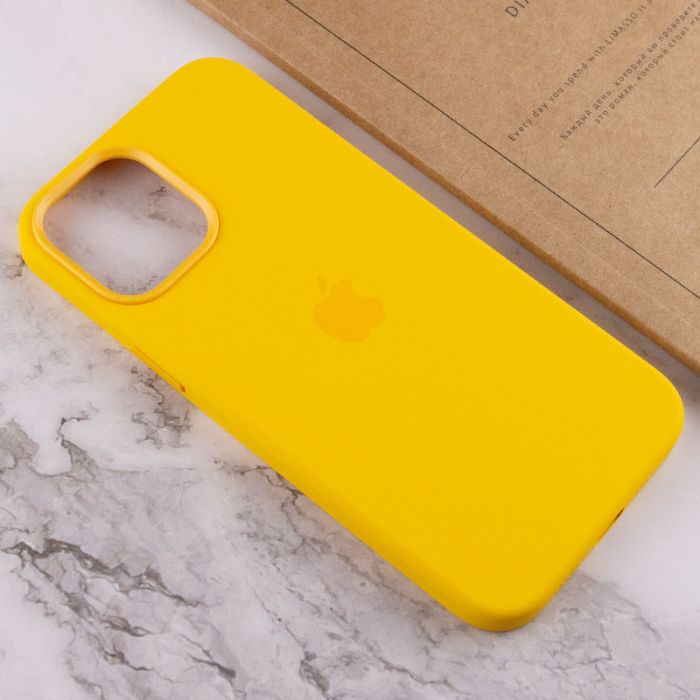 Чохол Silicone case (AAA) full with Magsafe and Animation для Apple iPhone 12 Pro / 12 (6.1")