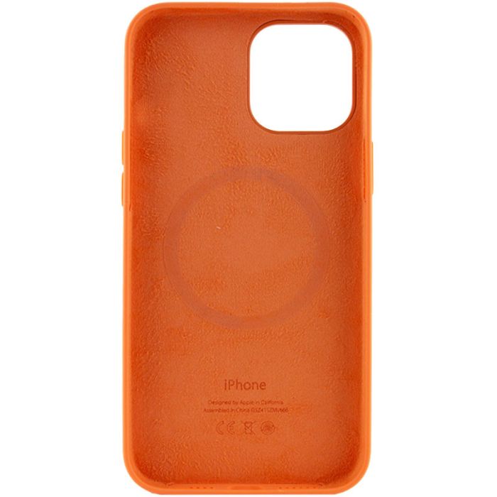 Чохол Silicone case (AAA) full with Magsafe and Animation для Apple iPhone 12 Pro / 12 (6.1")