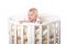 Дитяче ліжечко трансформер Angelo 7-в-1  в білому кольорі.