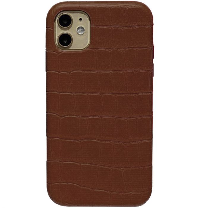 Шкіряний чохол Croco Leather для Apple iPhone 11 (6.1")