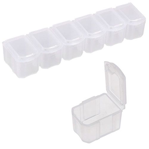 Мікроорганайзер складовий набір 7 шт. (35х25х25 мм, прозор.)