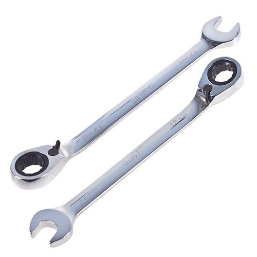 Ключ комбинированный трещоточный с реверсом 19 мм Alloid