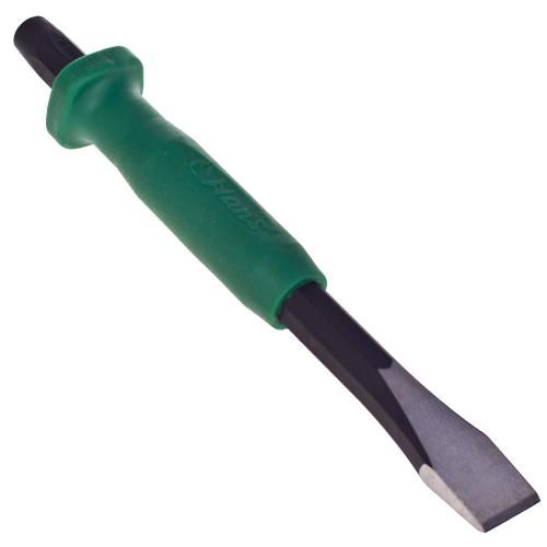 Зубило с порезиненной ручкой 190 мм HANS