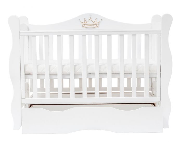 Дитяче ліжко-диван Angelo Lux -10 в білому кольорі.