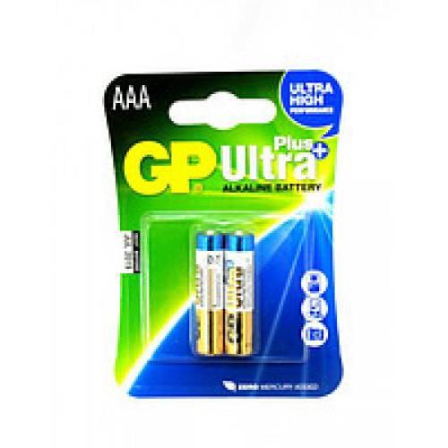 Батарейка GP ULTRA PLUS ALKALINE 1.5V 24AUP-U2 щелочная, LR03 AUP, AAA